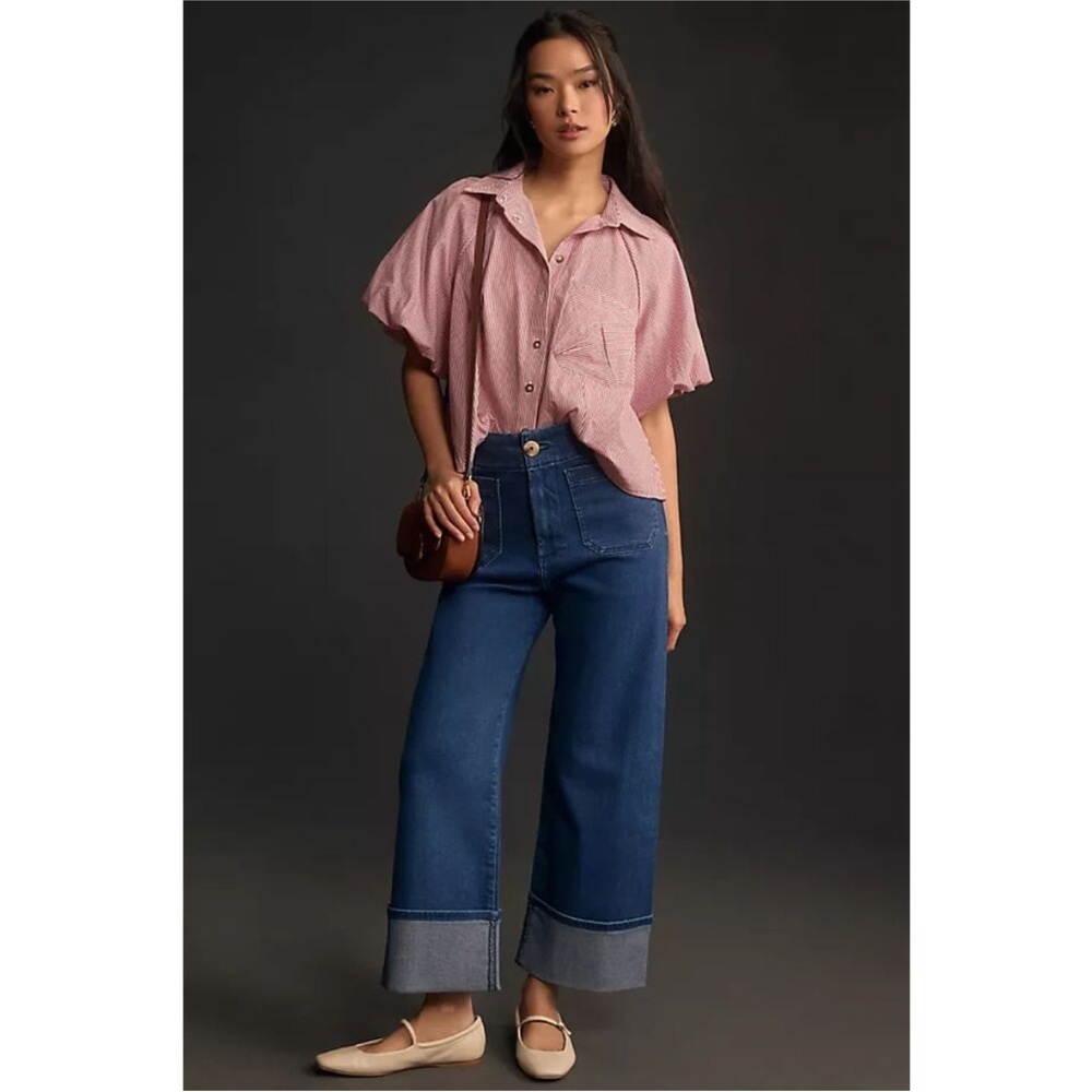 Maeve Colette Cuffed Jeans